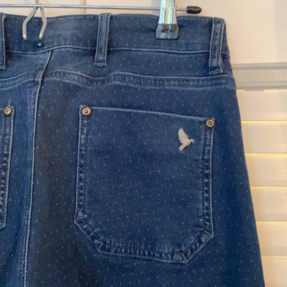 MiH Jeans with White Polka Dot Pattern - Picture 6 of 7